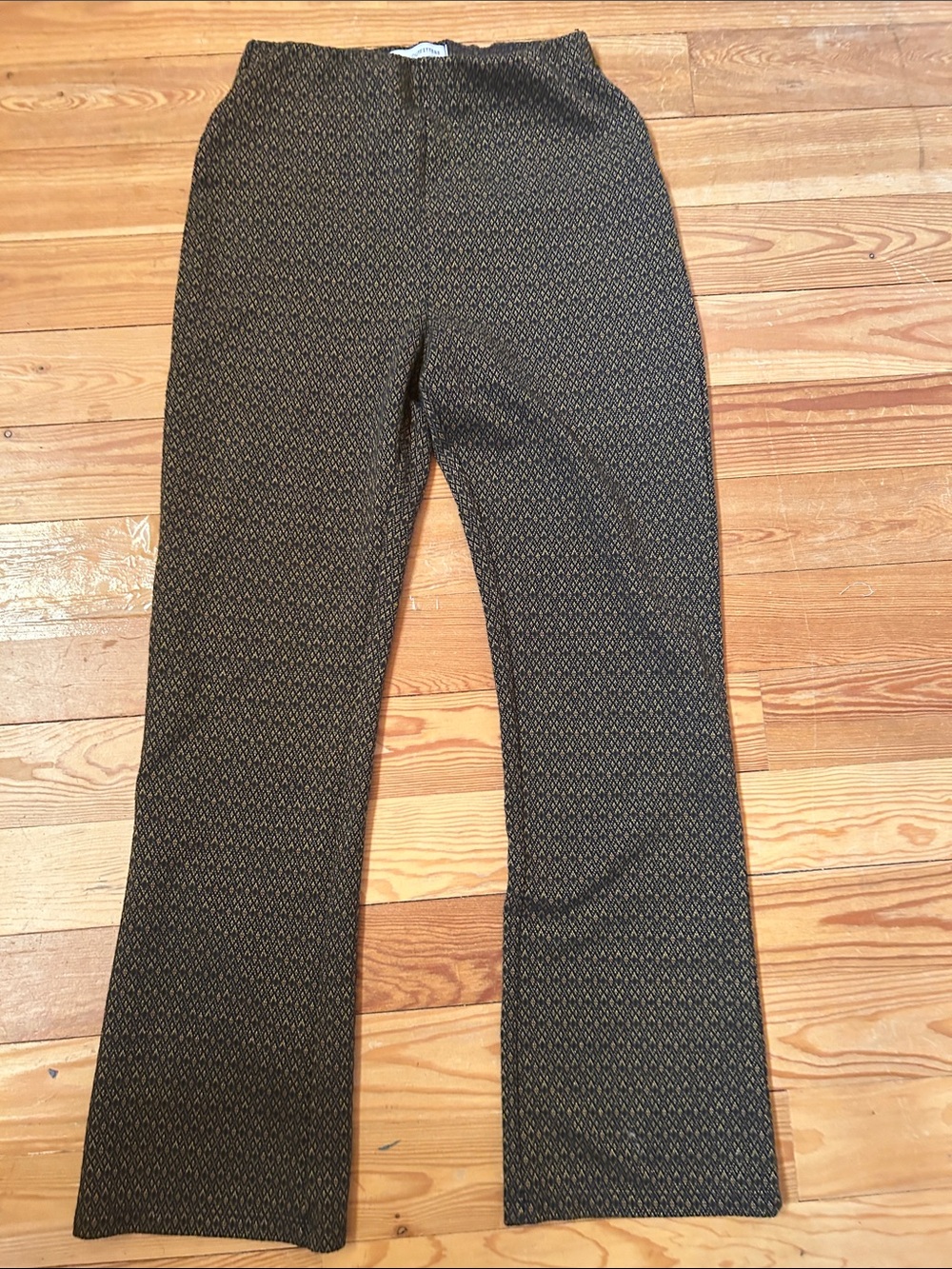 Urban Outfitters Black and Brown Micro-Pattern Leggings